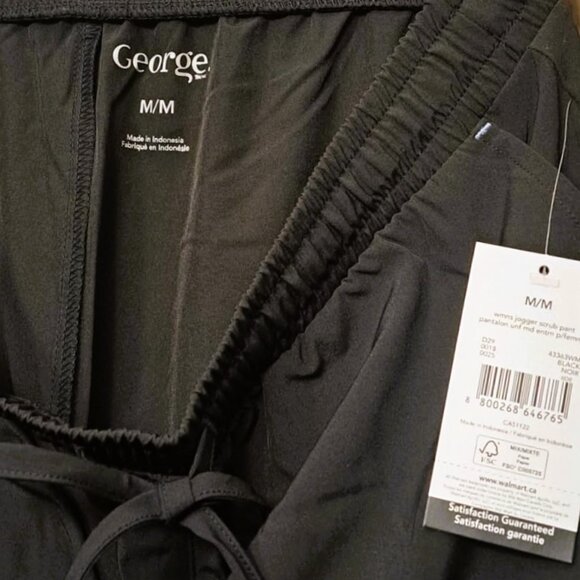 New Women's Jogger Black Scrub Pant - Picture 2 of 3